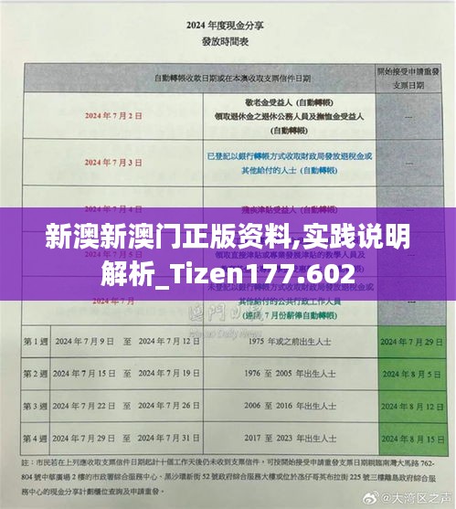 新澳新澳门正版资料,实践说明解析_Tizen177.602