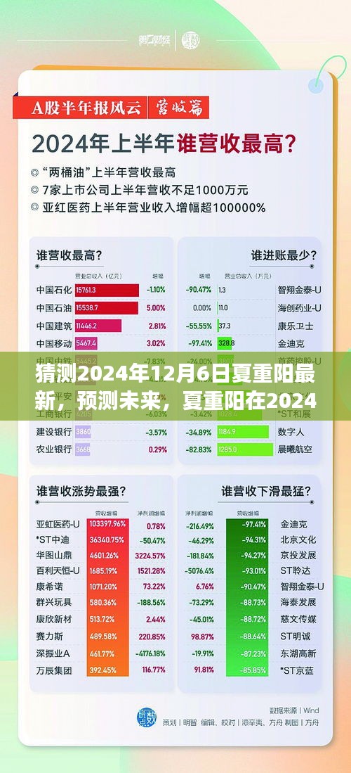 夏重阳2024年12月6日全新展望，预测未来发展趋势分析