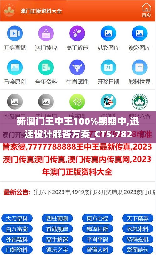 新澳门王中王100%期期中,迅速设计解答方案_CT5.782
