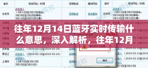 往年12月14日蓝牙实时传输技术详解，概念、应用及发展解析