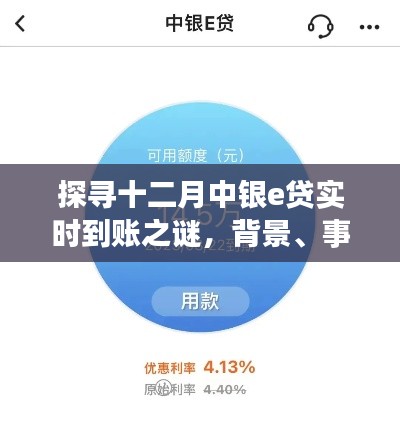 揭秘十二月银e贷实时到账背后，事件背景与多方影响解析