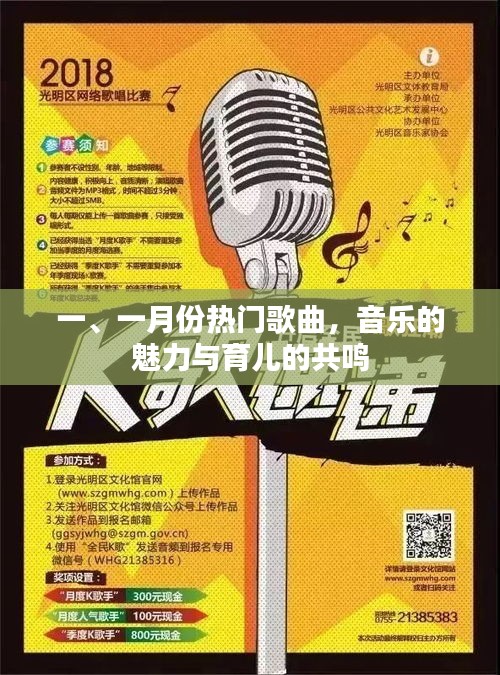 一月份热门歌曲，音乐魅力与育儿共鸣的旋律