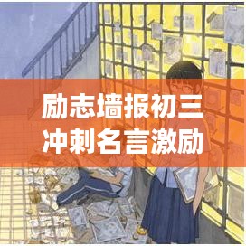 励志墙报初三冲刺名言激励青春梦想！