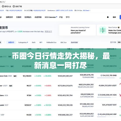 币圈今日行情走势大揭秘，最新消息一网打尽