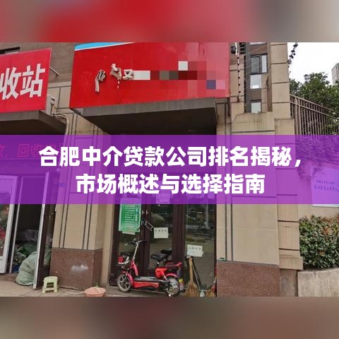 合肥中介贷款公司排名揭秘，市场概述与选择指南